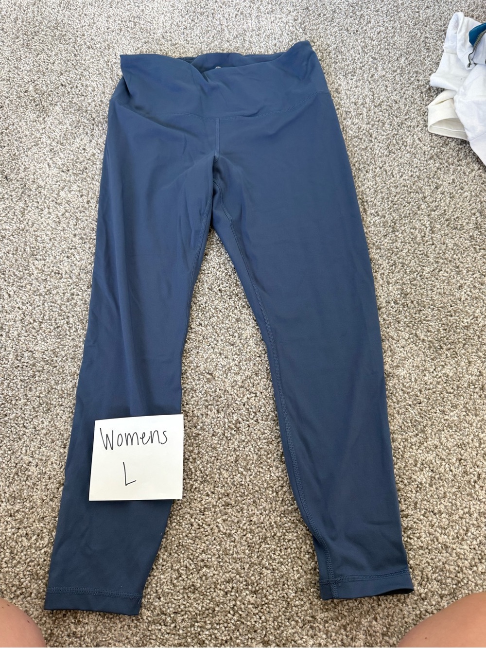 90 Degree By Reflex Navy Blue High-Rise Leggings